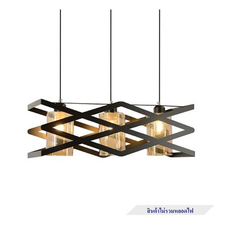 ไฟช่อ SUCCESS SCP-4017/3 สีดำ/ชา 3 หัว_1