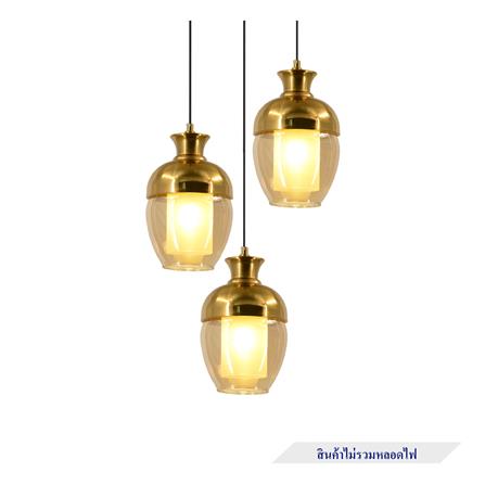 ไฟช่อ SUCCESS SCP-3999/3 สีทอง/ชา 3 หัว_1
