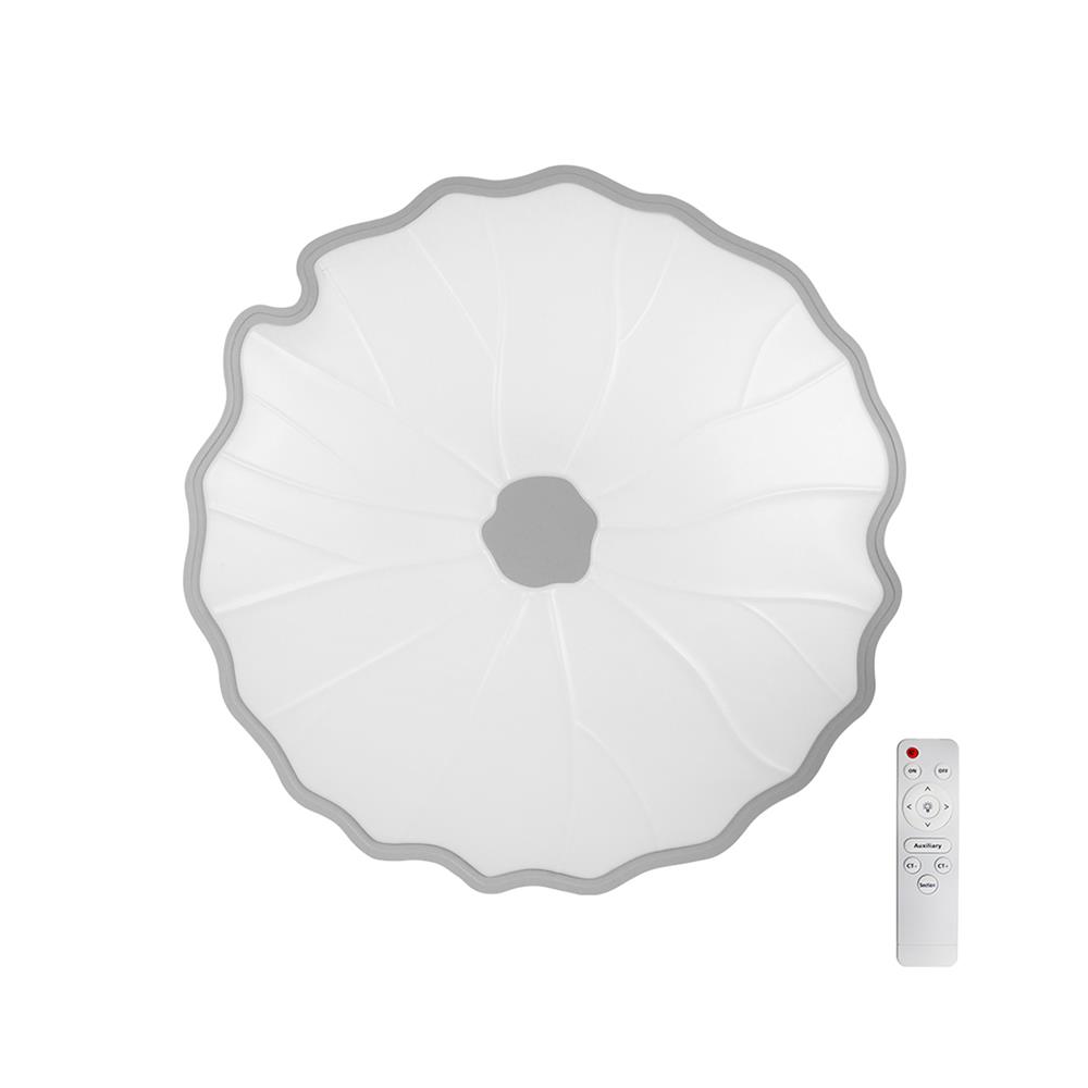 ไฟเพดาน LED STARLIGHT 04-SL-8527-500 74 วัตต์ DAYLIGHT/COOL WHITE/WARMWHITE 19 นิ้ว สีขาว/เทา