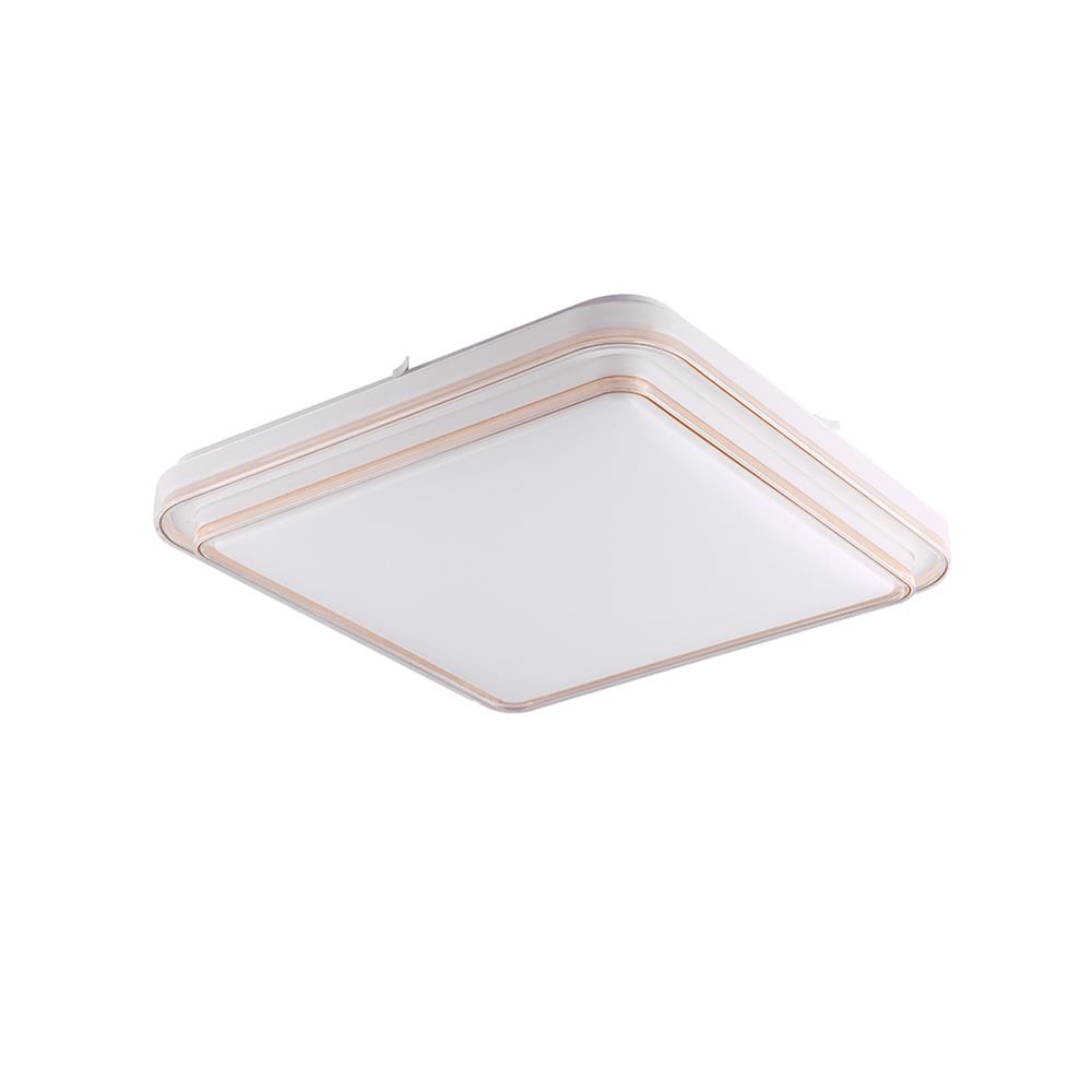 ไฟเพดาน LED STARLIGHT 04-SL-8525-500 74 วัตต์ DAYLIGHT/COOL WHITE/WARMWHITE 19 นิ้ว สีขาว/ทอง