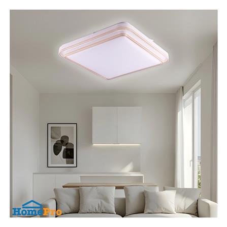 ไฟเพดาน LED STARLIGHT 04-SL-8525-500 74 วัตต์ DAYLIGHT/COOL WHITE/WARMWHITE 19 นิ้ว สีขาว/ทอง_3