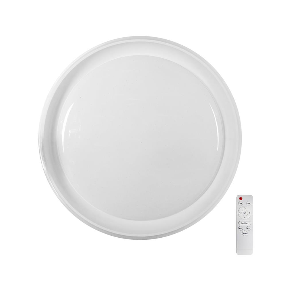 ไฟเพดาน LED STARLIGHT 04-CL-20369-WH 65 วัตต์ DAYLIGHT/COOL WHITE/WARMWHITE 19 นิ้ว สีขาว