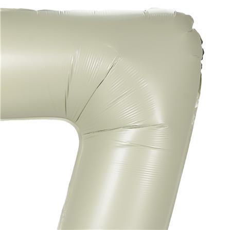 ลูกโป่งฟอยล์ตกแต่ง SNAZZ เลข 7 40 นิ้ว สีขาว_1