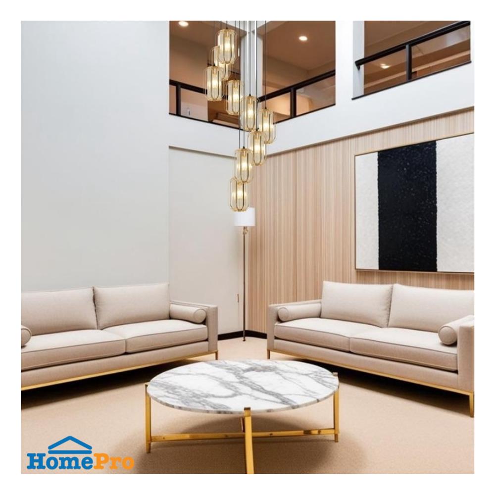 ไฟช่อ SUCCESS SCP-4023/9 สีดำ/ใส/ทอง 9 หัว