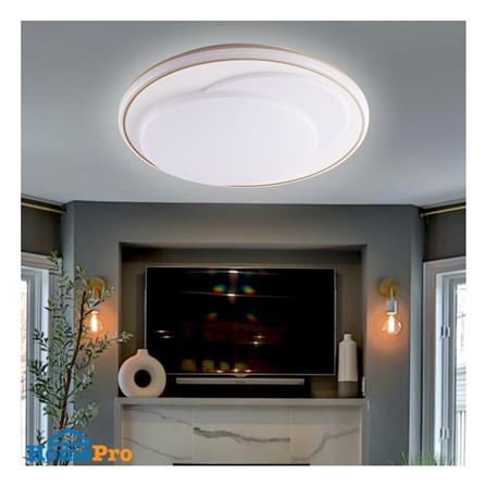 ไฟเพดาน LED STARLIGHT 04-SL-8523-500 74 วัตต์ DAYLIGHT/COOL WHITE/WARMWHITE 19 นิ้ว สีขาว/ทอง_3