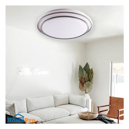 ไฟเพดาน LED STARLIGHT 04-SL-8521-500 74 วัตต์ DAYLIGHT/COOL WHITE/WARMWHITE 19 นิ้ว สีขาว/ดำ_3