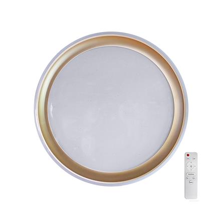 ไฟเพดาน LED STARLIGHT 04-CL-20369-BR 65 วัตต์ DAYLIGHT/COOL WHITE/WARMWHITE 19 นิ้ว สีขาว/น้ำตาล_0