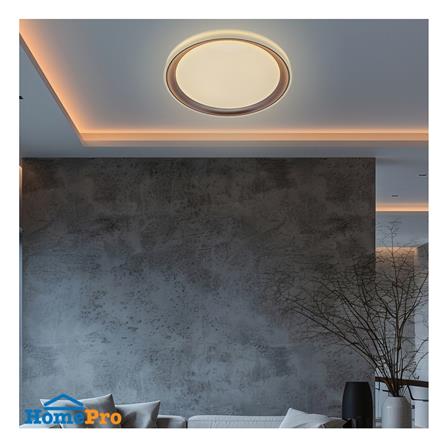 ไฟเพดาน LED STARLIGHT 04-CL-20369-BR 65 วัตต์ DAYLIGHT/COOL WHITE/WARMWHITE 19 นิ้ว สีขาว/น้ำตาล_3