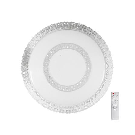 ไฟเพดาน LED STARLIGHT 04-CL-20803-CL LED 65 วัตต์ DAYLIGHT/COOL WHITE/WARMWHITE 19 นิ้ว สีขาว