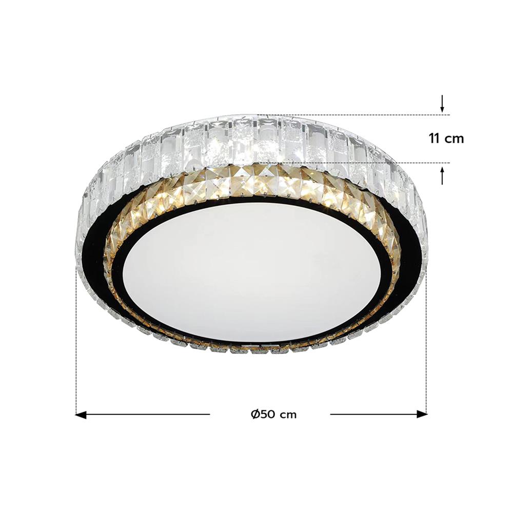 ไฟเพดาน LED STARLIGHT 04-SL-1014-500 80 วัตต์ DAYLIGHT/COOL WHITE/WARMWHITE 19 นิ้ว สีขาว