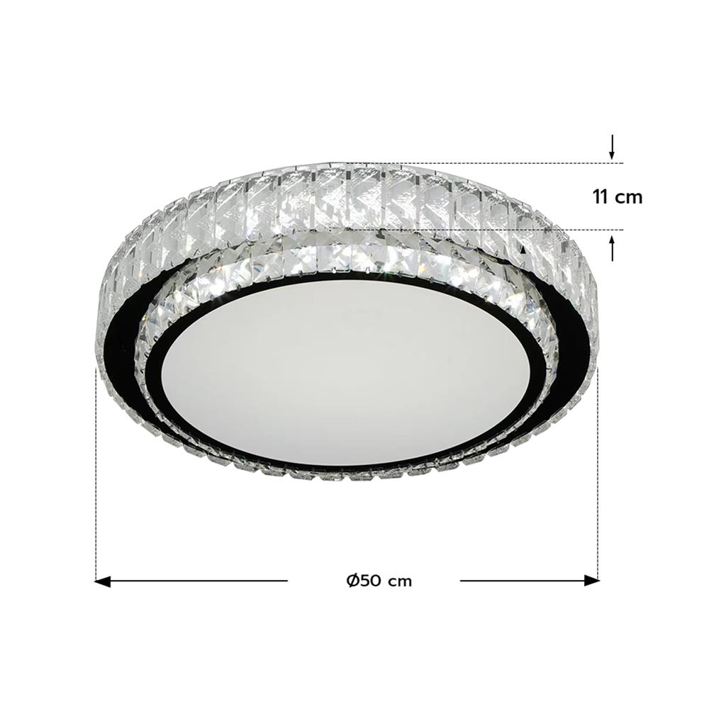 ไฟเพดาน LED STARLIGHT 04-SL-1011-500 80 วัตต์ DAYLIGHT/COOL WHITE/WARMWHITE 19 นิ้ว สีขาว