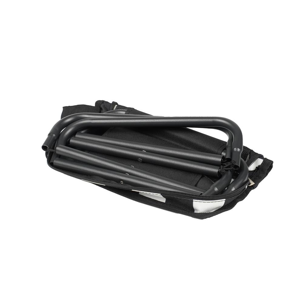 เก้าอี้พับตั้งแคมป์พกพา SPRING XPLOR สีดำ/ขาว