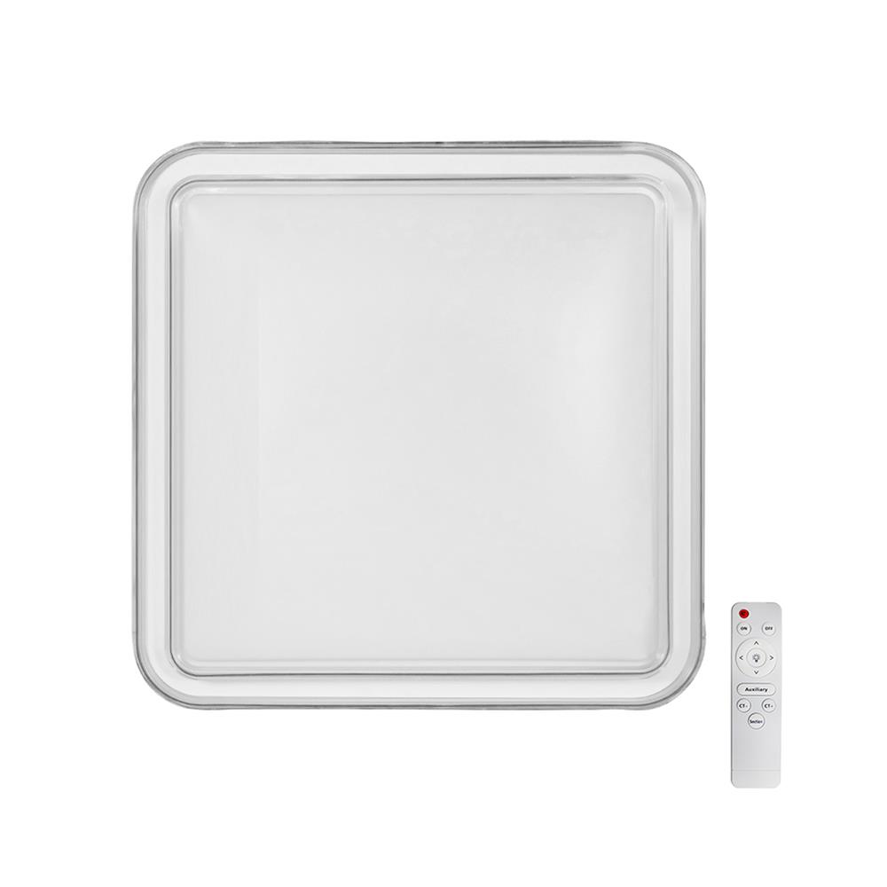 ไฟเพดาน LED STARLIGHT 04-SL-8524-500 74 วัตต์ DAYLIGHT/COOL WHITE/WARMWHITE 19 นิ้ว สีขาว/ดำ