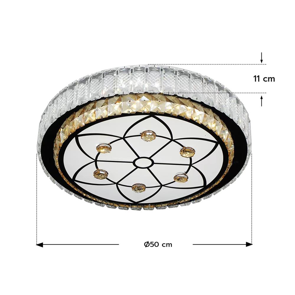 ไฟเพดาน LED STARLIGHT 04-SL-1013-500 80 วัตต์ DAYLIGHT/COOL WHITE/WARMWHITE 19 นิ้ว สีขาว