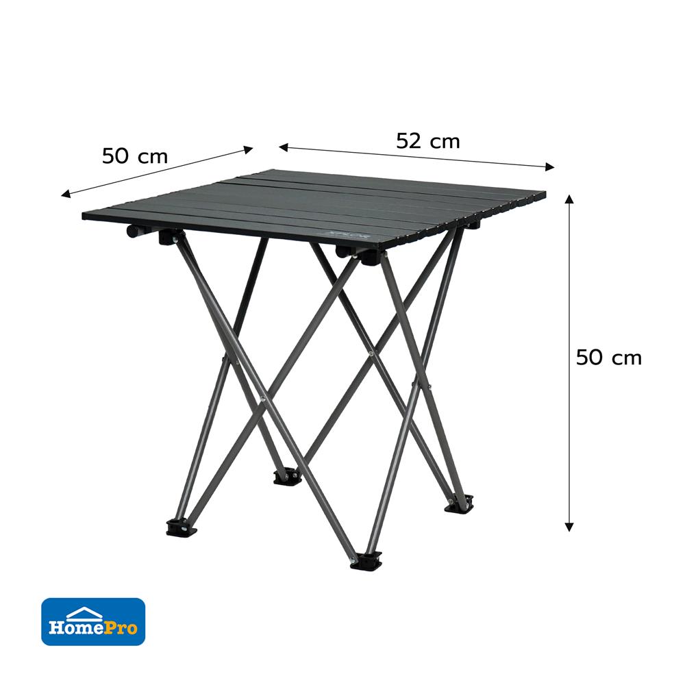 โต๊ะพับแคมป์ปิ้ง SPRING XPLOR 50 ซม. สีดำ