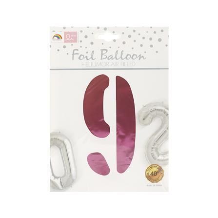 ลูกโป่งฟอยล์ตกแต่ง SNAZZ เลข 9 40 นิ้ว สีรุ้ง_2