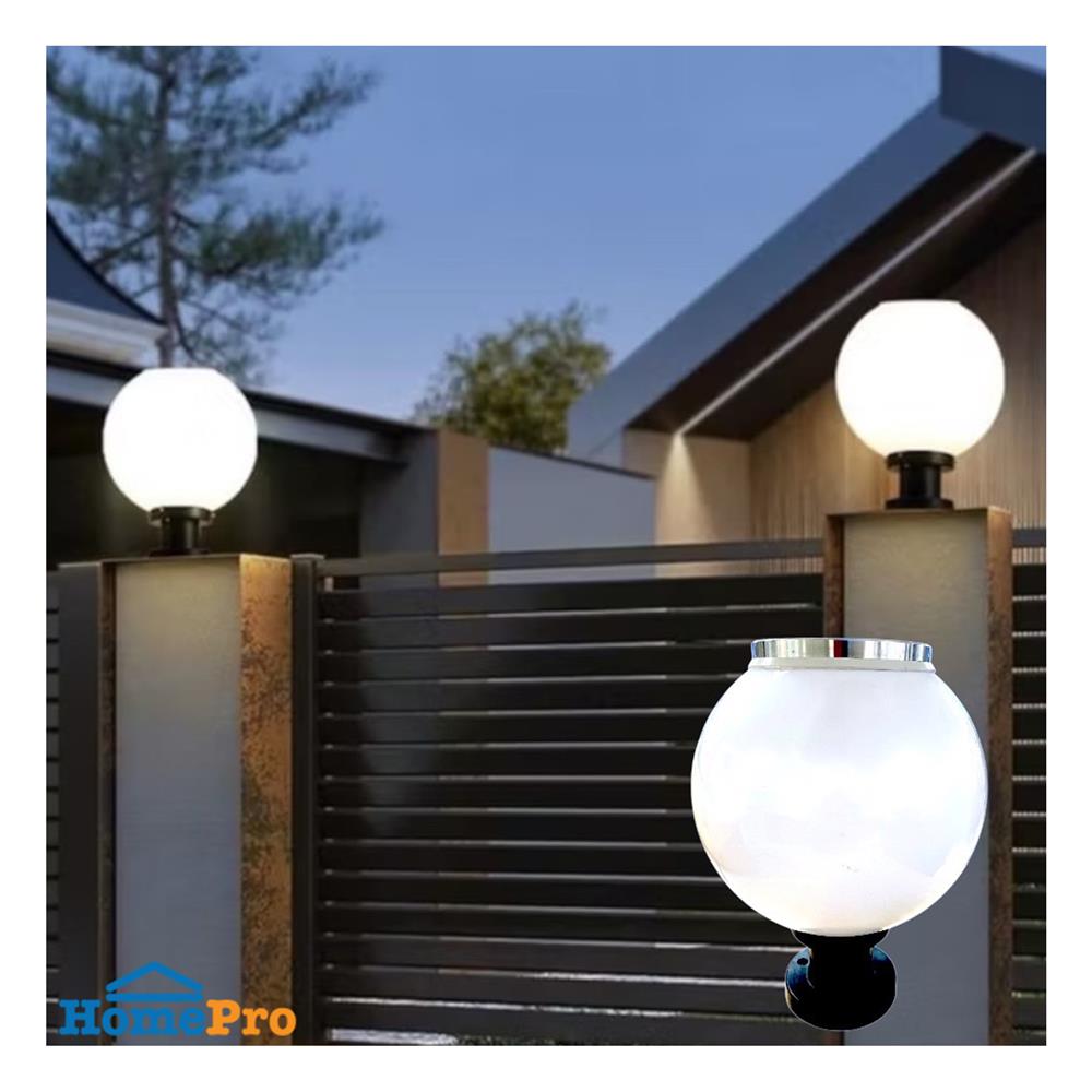 ไฟหัวเสา SOLAR LUMAX 74-00082 20 วัตต์ DAYLIGHT/COOL WHITE/WARM WHITE สีขาว