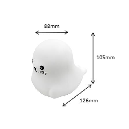 ไฟตั้งโต๊ะ LED CARINI SEAL 1.4 วัตต์ สีขาว_2