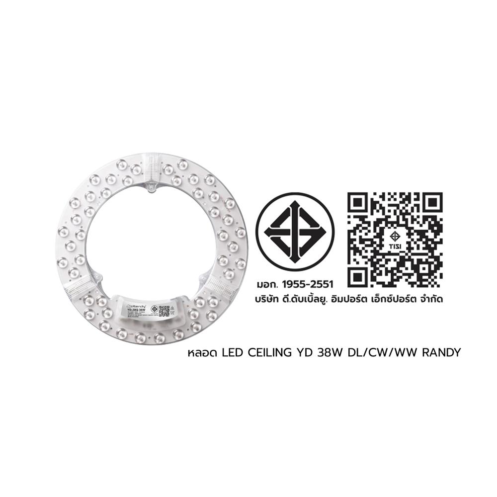 หลอด LED RANDY CEILING MODULE YD-38Q 38 วัตต์ DAYLIGHT/COOL WHITE/WARM WHITE