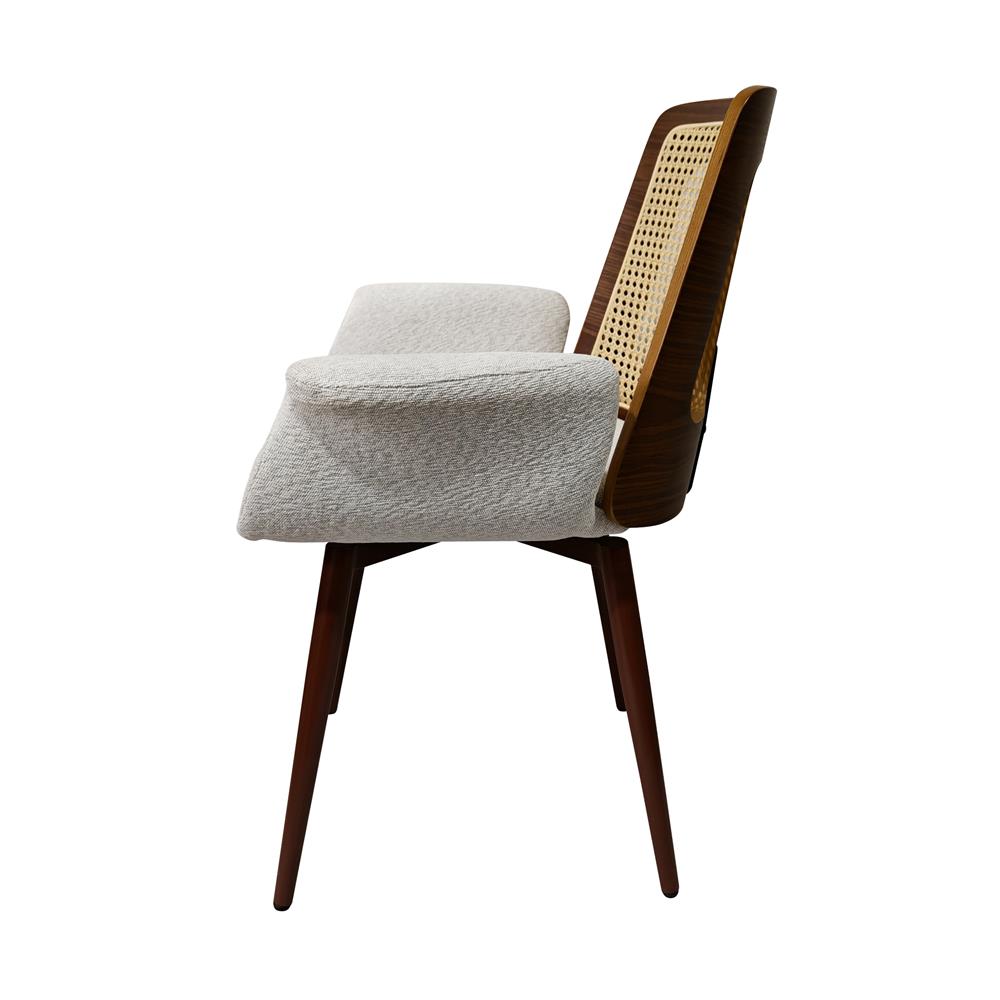 เก้าอี้ทานข้าวหมุนได้ FURDINI LILOA สีเบจ