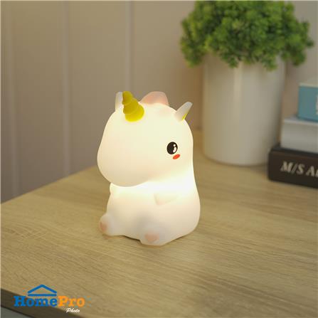 ไฟตั้งโต๊ะ LED CARINI UNICORN 1.4 วัตต์ สีขาว/เหลือง/ชมพู_10