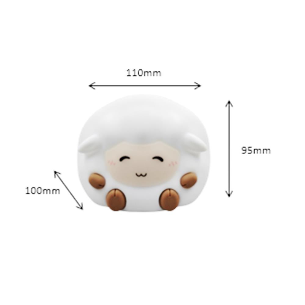 ไฟตั้งโต๊ะ LED CARINI LITTLE SHEEP 1.4 วัตต์ สีขาว/น้ำตาล