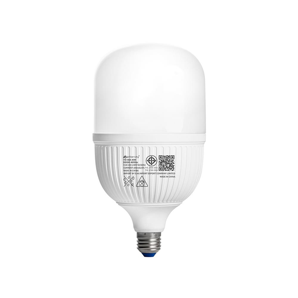 หลอด LED RANDY HIGH WATT YD-40A 40 วัตต์ DAYLIGHT E27