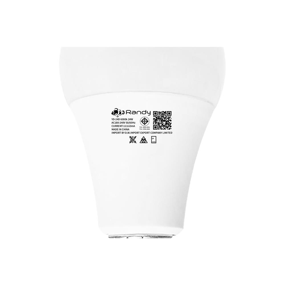 หลอด LED RANDY BULB 24 วัตต์ DAYLIGHT E27