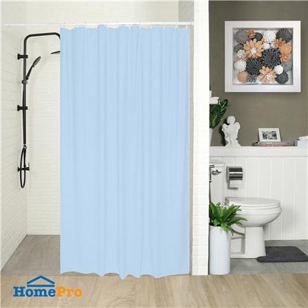 ม่านห้องน้ำ PVC WSP SCB-3/BLUE 180X180 ซม._3