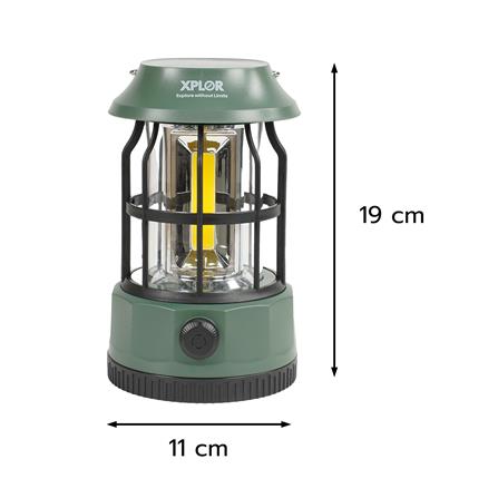 ตะเกียงแคมป์ปิ้ง SPRING SOLAR LED XPLOR สีเขียวเข้ม_8