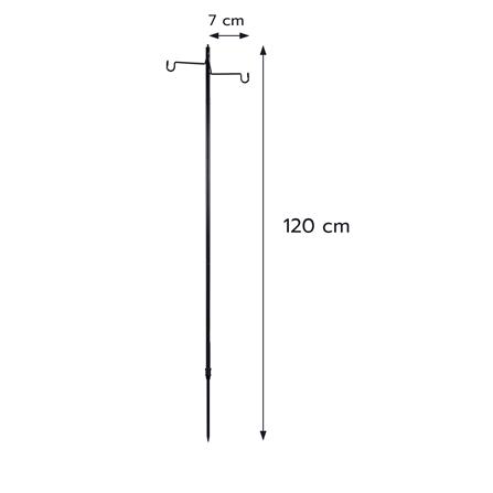 เสาแขวนตะเกียงอเนกประสงค์ SPRING XPLOR สีดำ_5