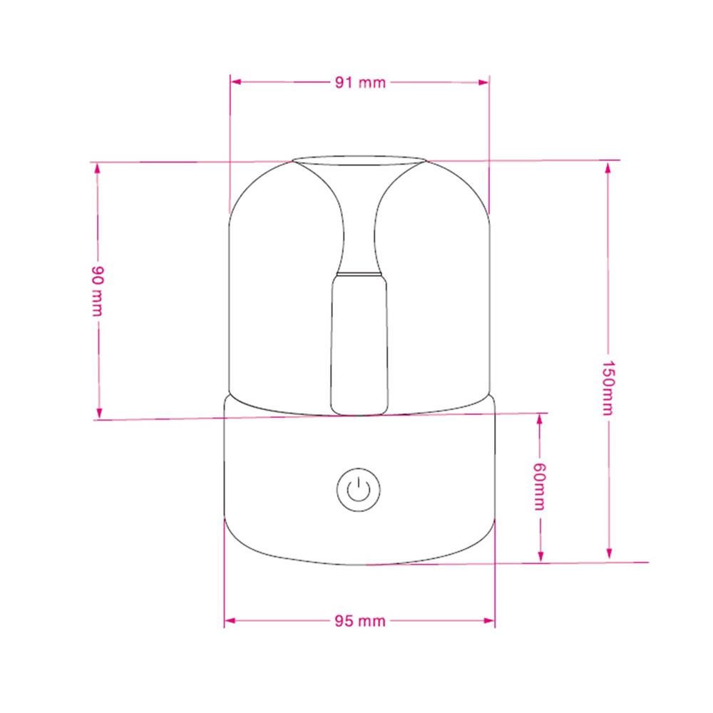 ไฟตั้งโต๊ะ LED CARINI THX24903-GN 0.9 วัตต์ WARM WHITE สีเขียว