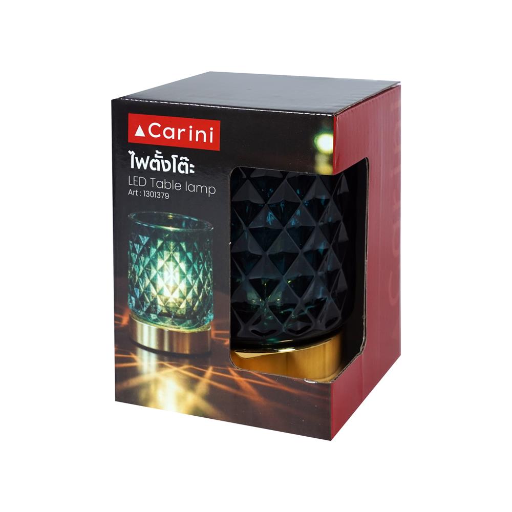 ไฟตั้งโต๊ะ LED CARINI TCW25402-CY 0.4 วัตต์ WARM WHITE สีฟ้า