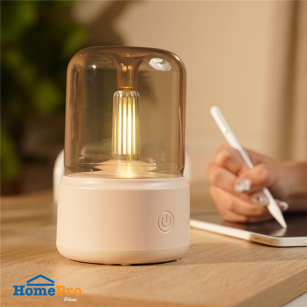 ไฟตั้งโต๊ะ LED CARINI THX24903-CM 0.9 วัตต์ WARM WHITE สีครีม