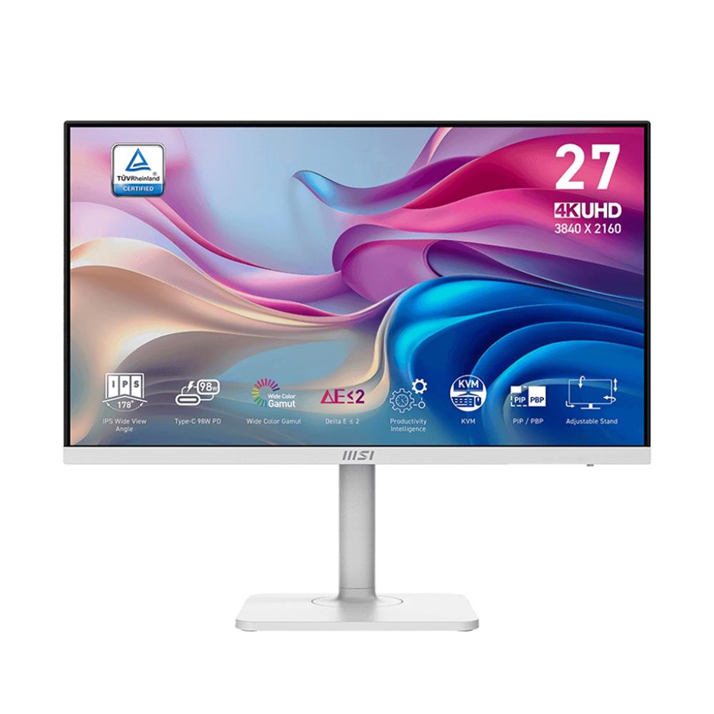 จอมอนิเตอร์ 27 นิ้ว MSI MODERN MD272UPHW