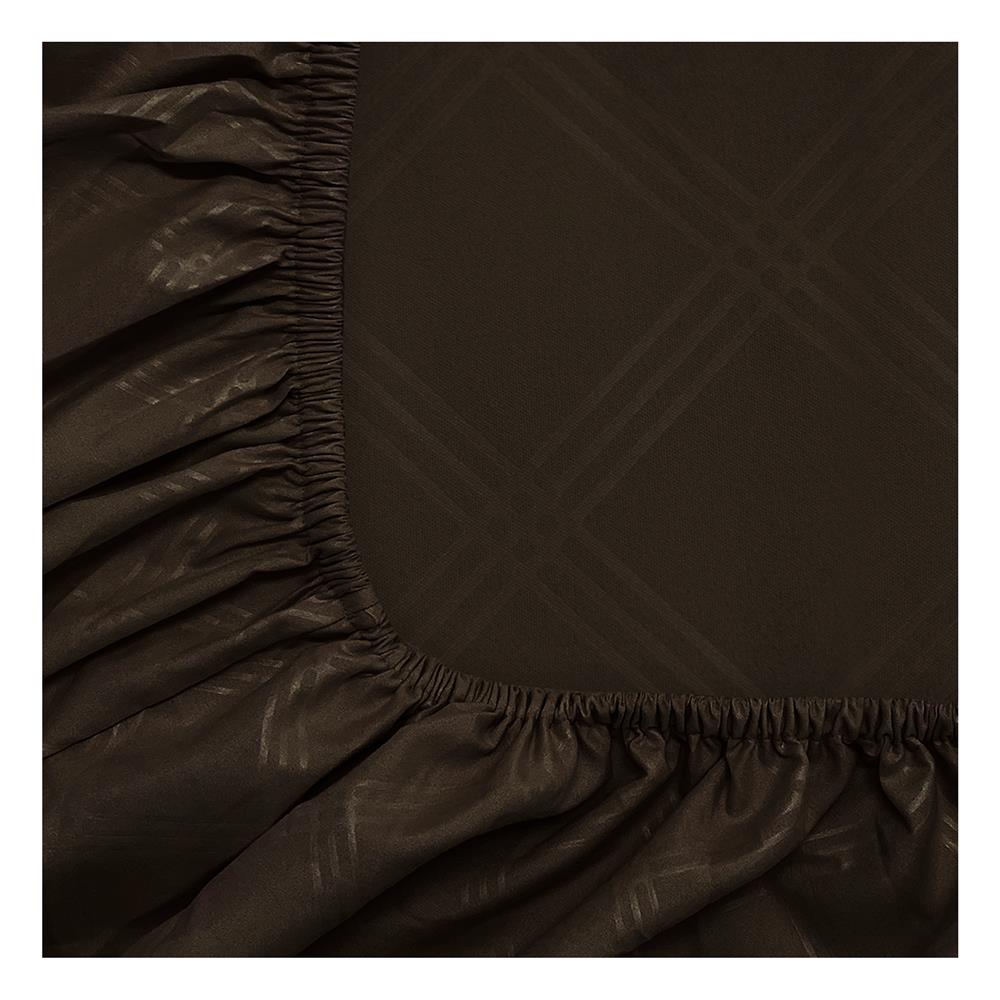 ชุดผ้าปูที่นอน 5 ฟุต (ชุด 6 ชิ้น) PICASSO BASIC ENJOY BROWN