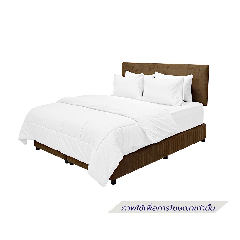 ชุดผ้าปูที่นอน 5 ฟุต (ชุด 6 ชิ้น) PICASSO BASIC ENJOY JASMINE WHITE