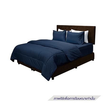 ชุดผ้าปูที่นอน 5 ฟุต (ชุด 6 ชิ้น) PICASSO BASIC ENJOY NAVY BLUE_1
