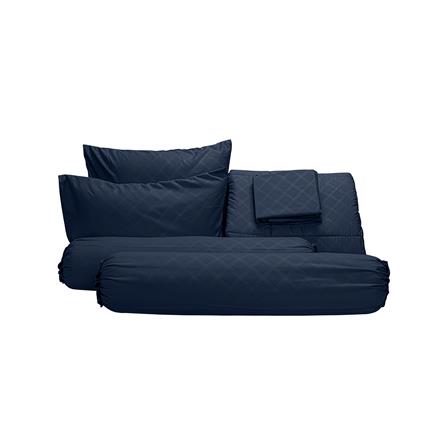 ชุดผ้าปูที่นอน 5 ฟุต (ชุด 6 ชิ้น) PICASSO BASIC ENJOY NAVY BLUE_2