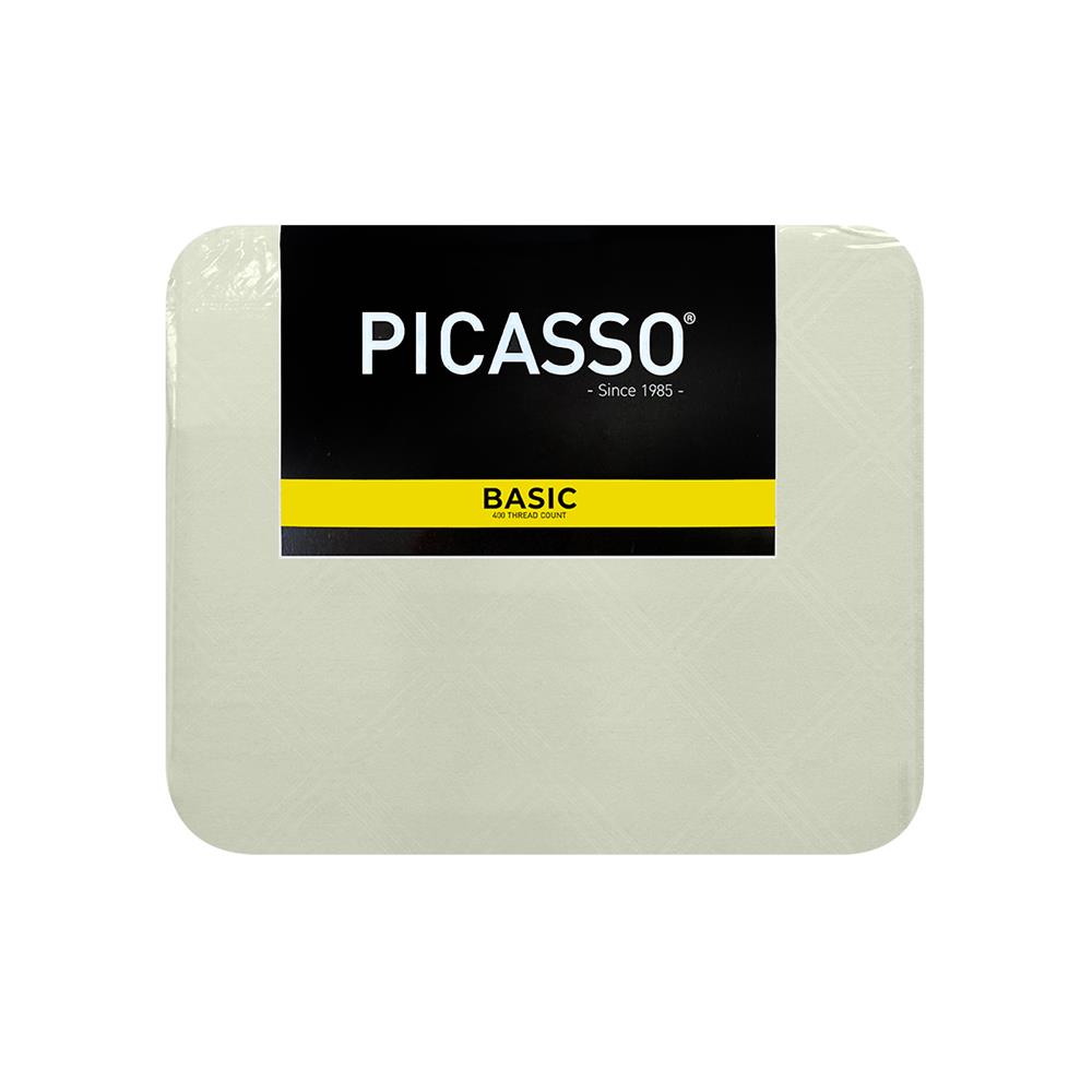 ชุดผ้าปูที่นอน 5 ฟุต (ชุด 6 ชิ้น) PICASSO BASIC ENJOY GREEN