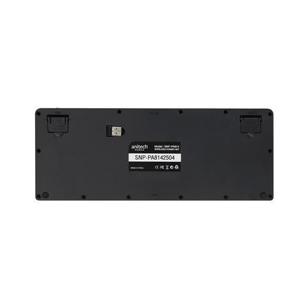 ชุดคีย์บอร์ดและเมาส์ไร้สาย ANITECH SNP-PA814 ลายสนูปปี้ สีดำ_3