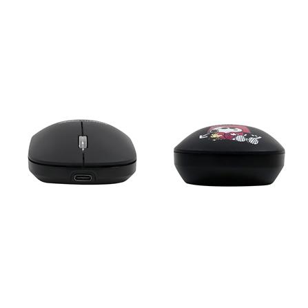 ชุดคีย์บอร์ดและเมาส์ไร้สาย ANITECH SNP-PA814 ลายสนูปปี้ สีดำ_7