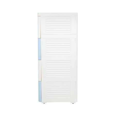 ตู้ลิ้นชัก 4 ชั้น STACKO LITTLE-P 57.6x40x92.7ซม. สีฟ้า/ขาว_3