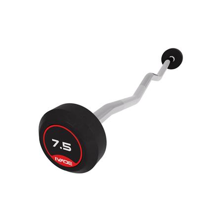 บาร์เบลแกนหยักหุ้มยาง IVADE 7.5 กก. (1 ชิ้น)_3