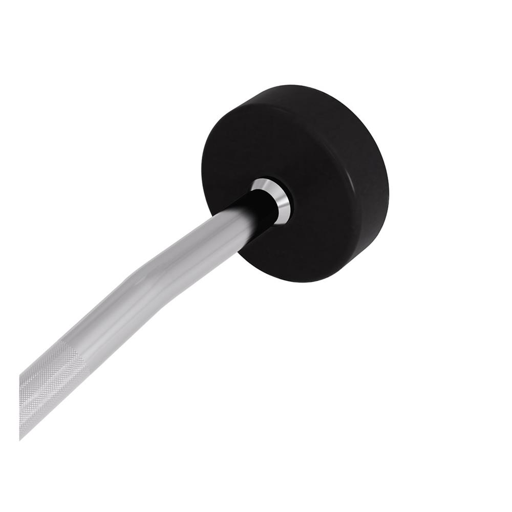 บาร์เบลแกนหยักหุ้มยาง IVADE 12.5 กก. (1 ชิ้น)