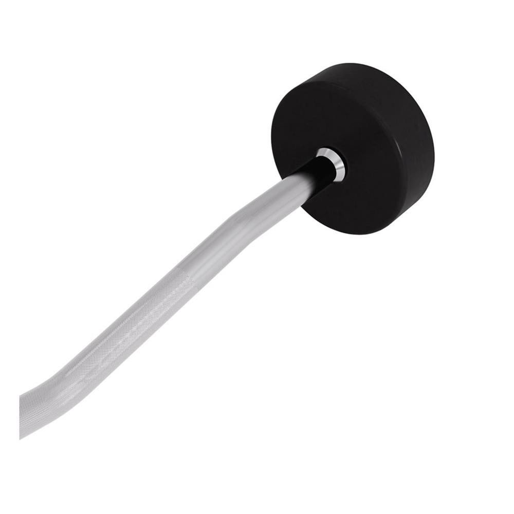 บาร์เบลแกนหยักหุ้มยาง IVADE 15 กก. (1 ชิ้น)