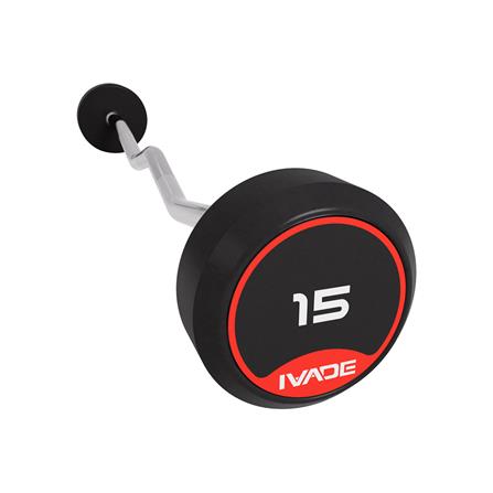 บาร์เบลแกนหยักหุ้มยาง IVADE 15 กก. (1 ชิ้น)_3