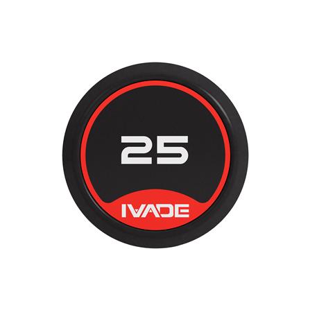 บาร์เบลแกนหยักหุ้มยาง IVADE 25 กก. (1 ชิ้น)_6