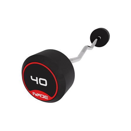 บาร์เบลแกนหยักหุ้มยาง IVADE 40 กก. (1 ชิ้น)_2