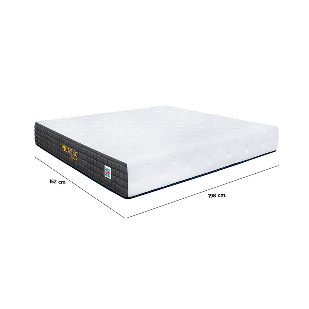 ที่นอน 5 ฟุต PICASSO SMILE X (พร้อมโซฟา COZY สีเทา 1 ตัว)